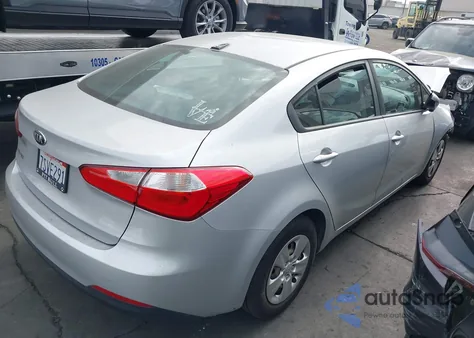 2016 Kia Forte Lx z USA, uszkodzony, nr VIN KNAFK4A63G5614372